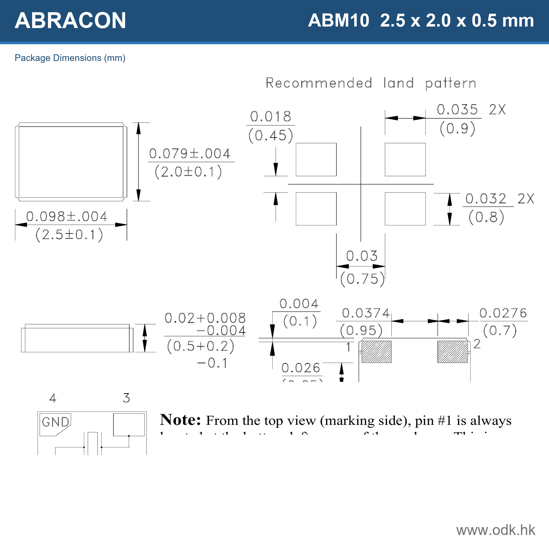 ABM10-16.000MHZ-E20-T Abracon LLC
