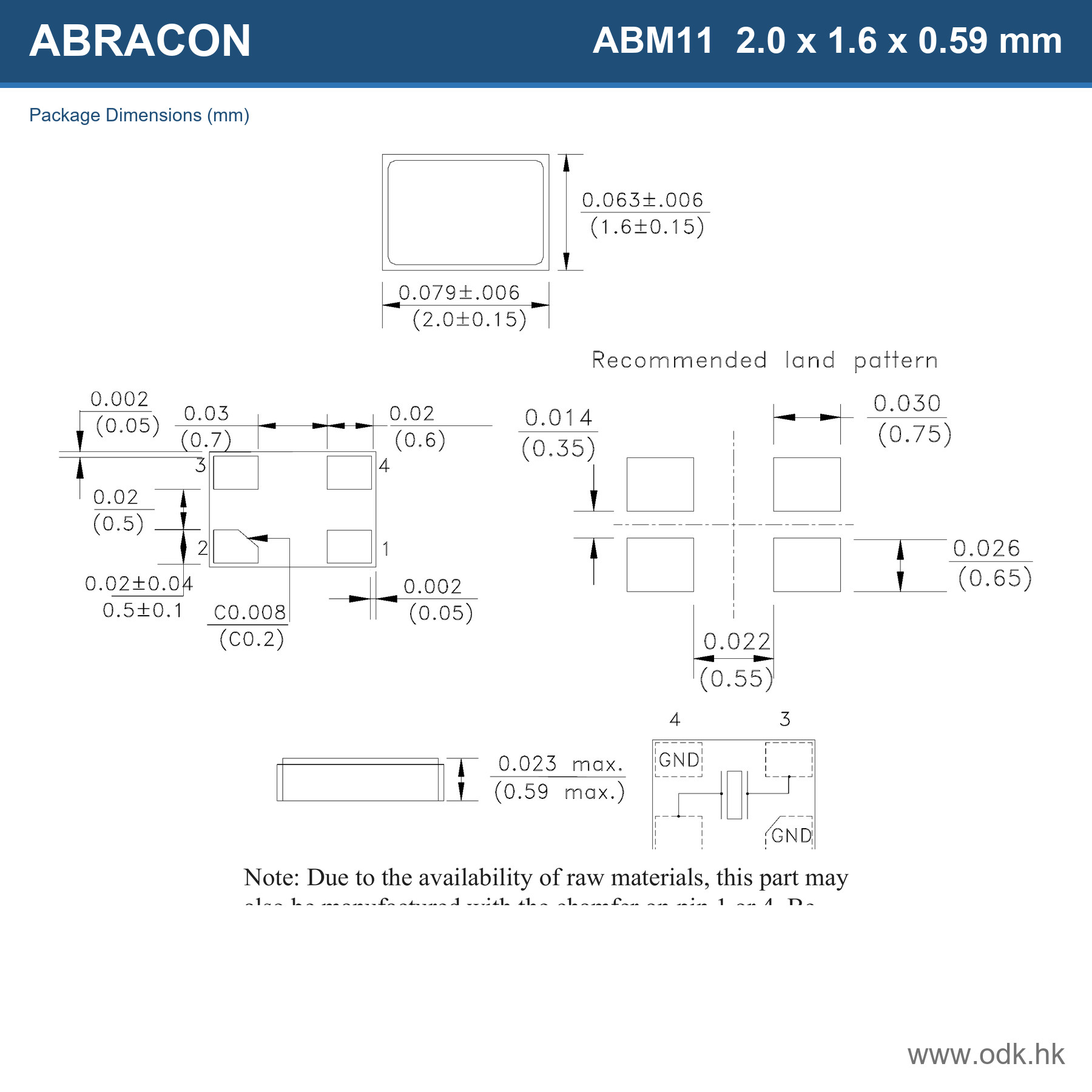 ABM11-24.000MHZ-12-B1U-T3