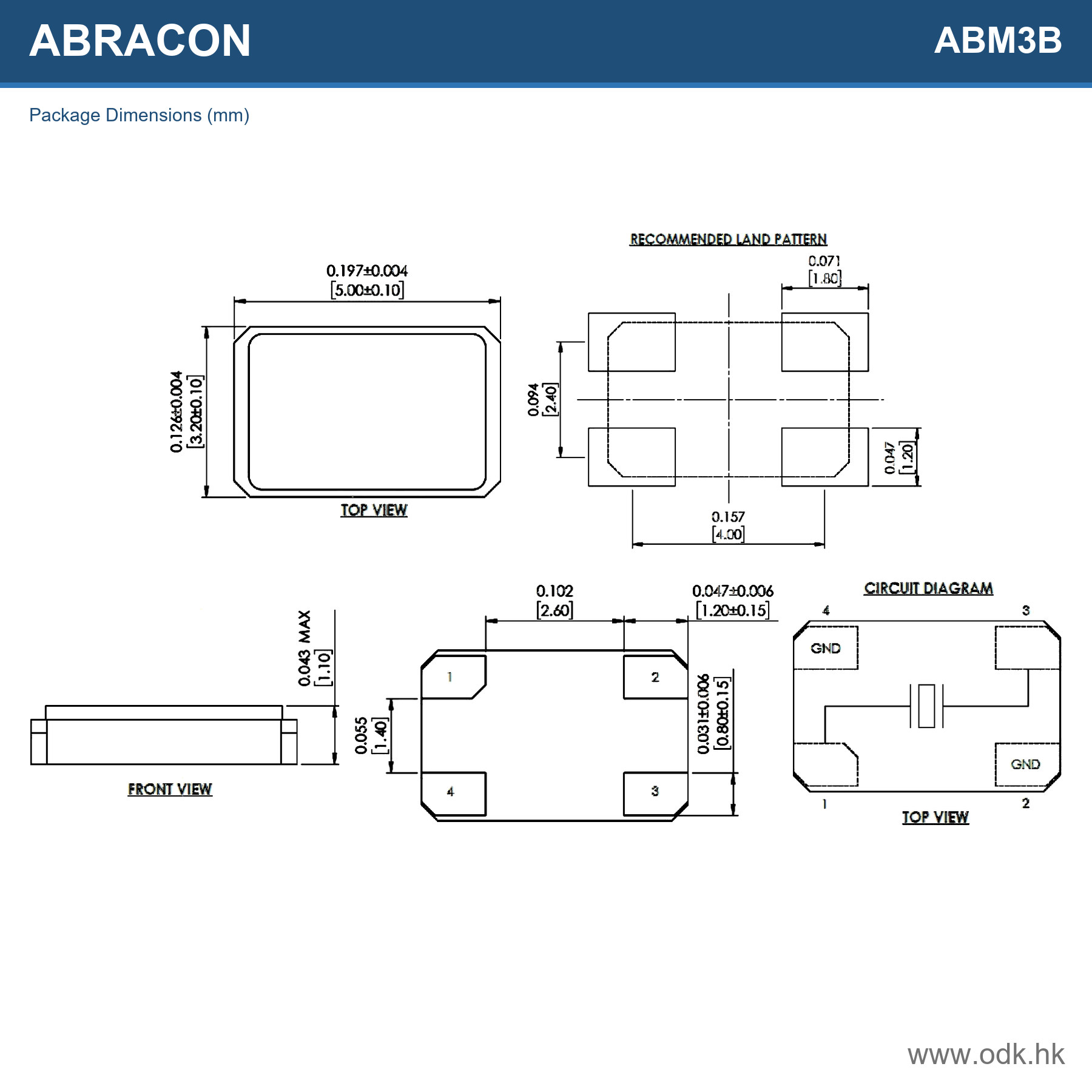 ABM3B-24.000MHZ-R60-D-1-W-T Abracon LLC
