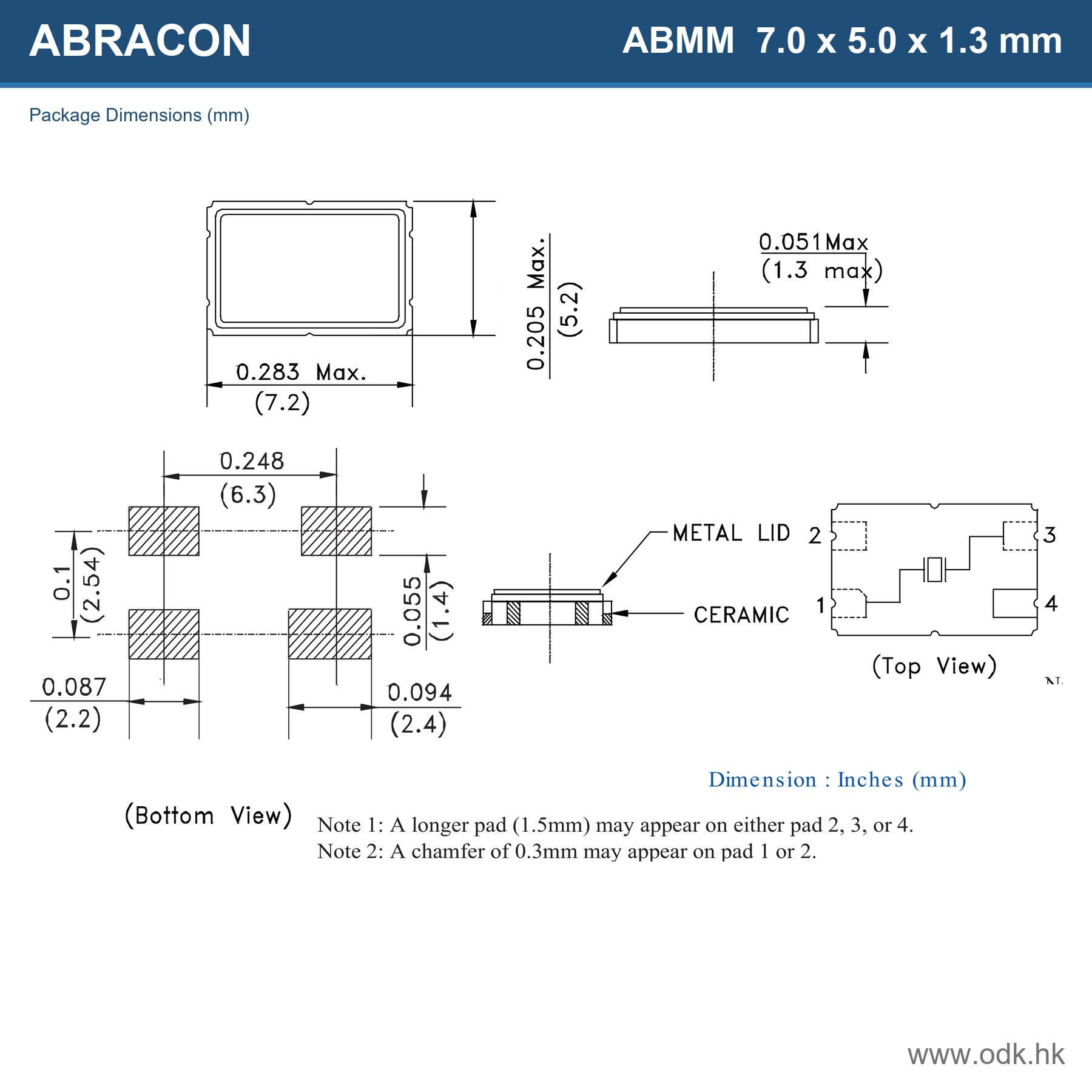 ABMM-8.000MHZ-B2-T Abracon LLC