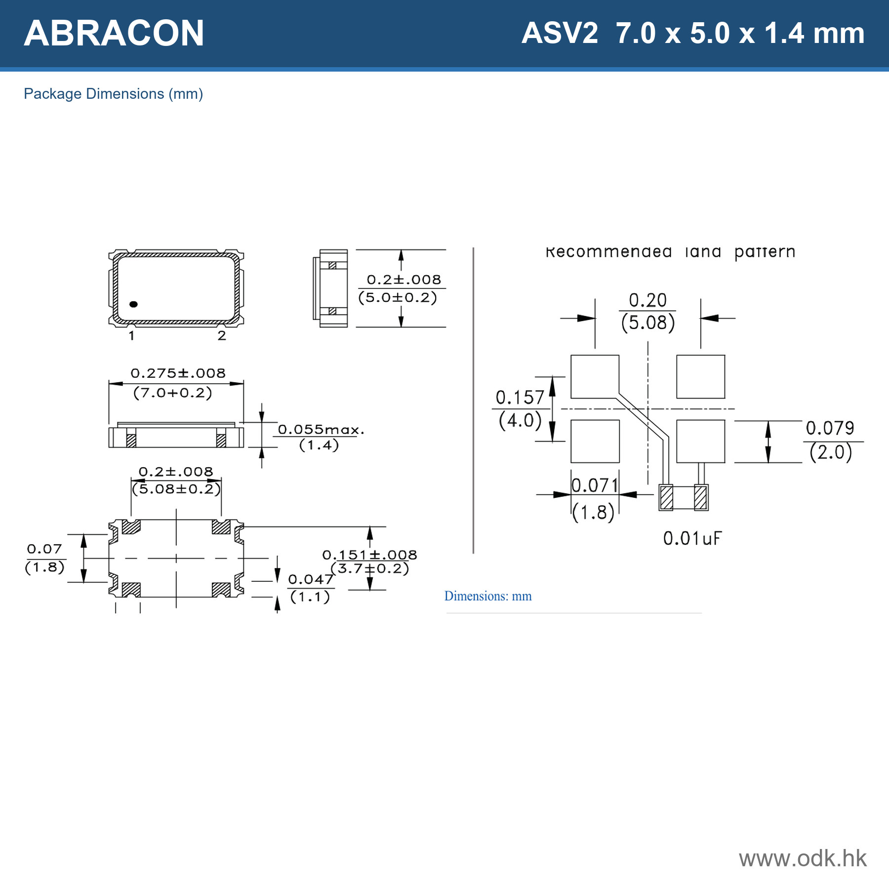 ASV2-24.000MHZ-C-L1-T Abracon LLC