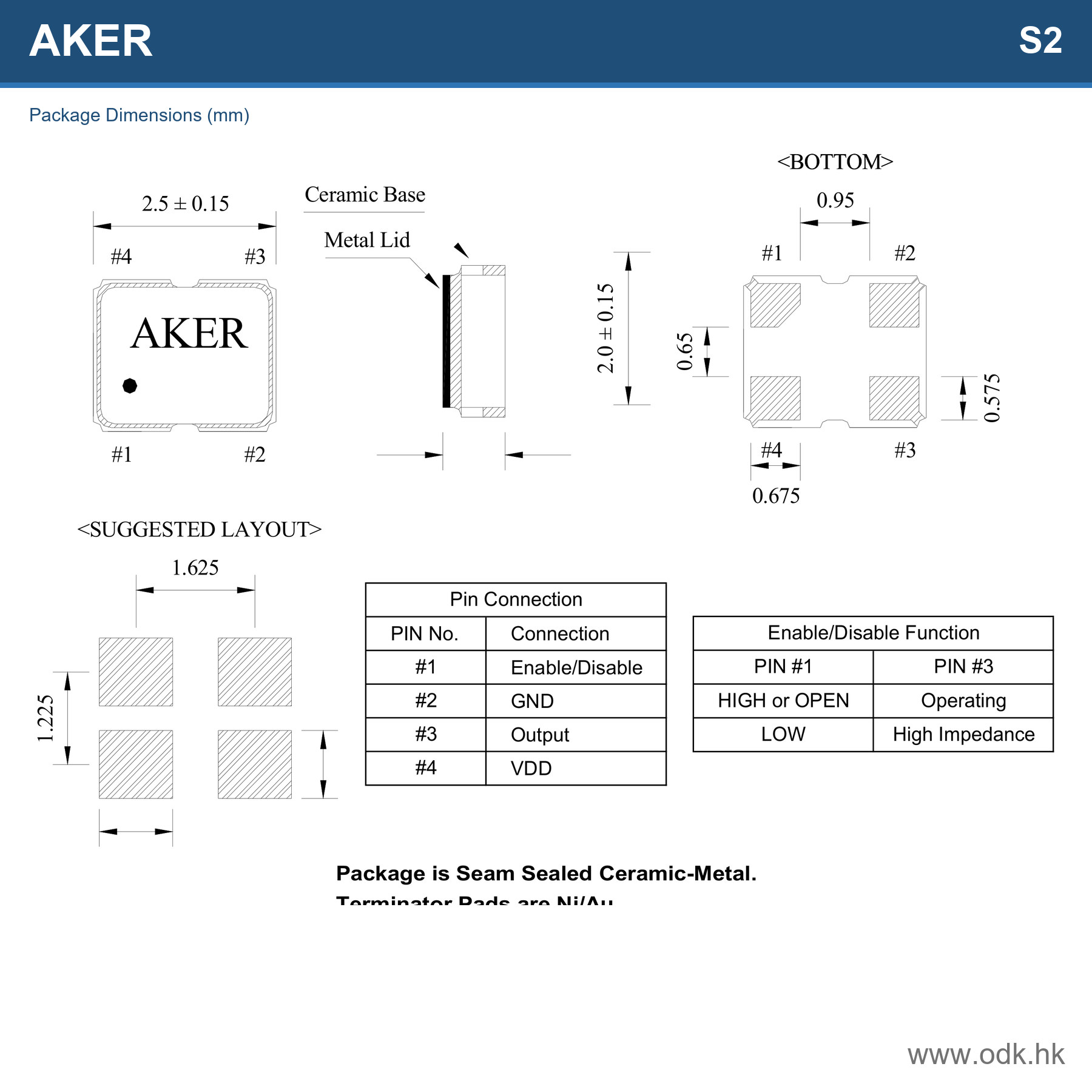 S218025T-19.200-R Aker Technology Corp