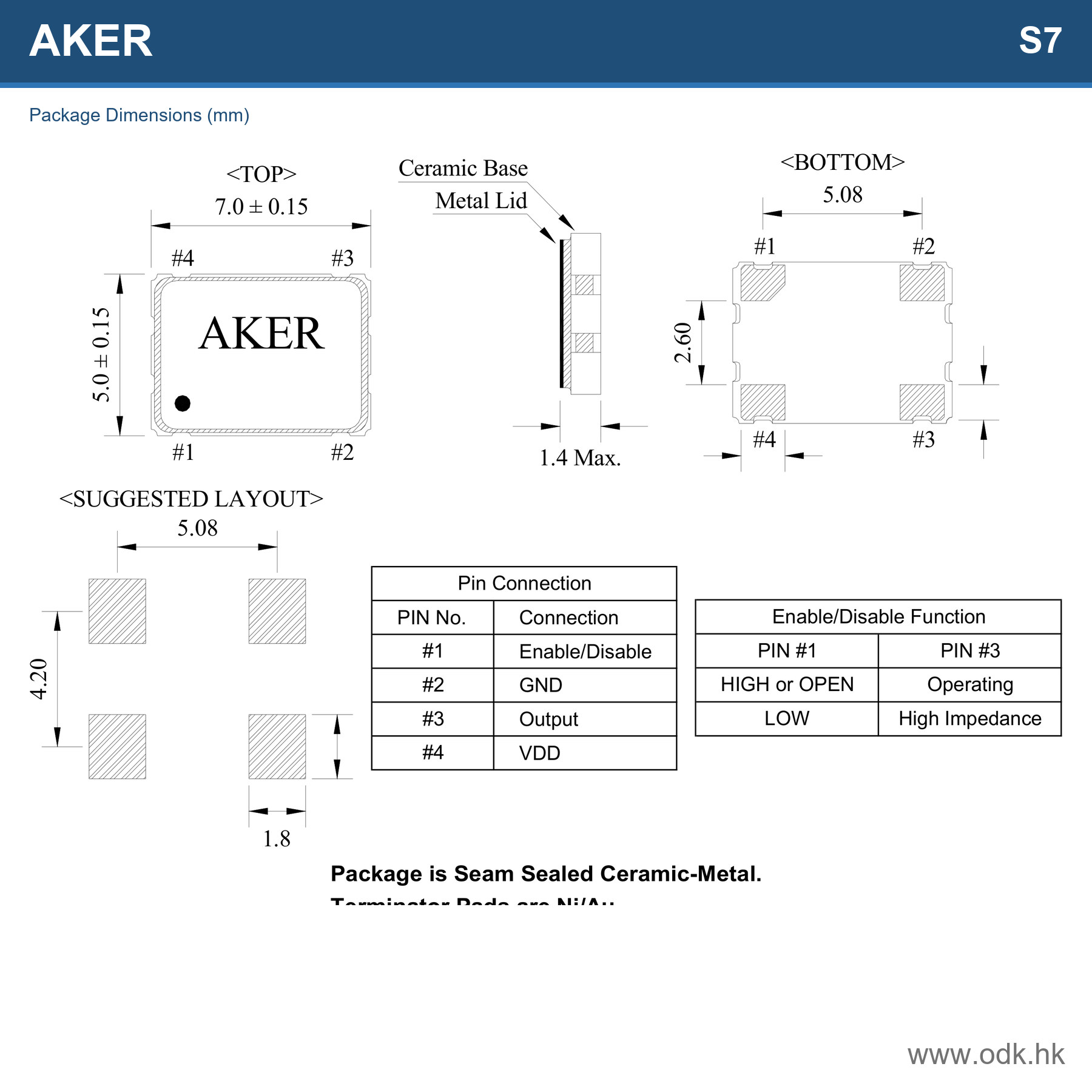 S733025T-125.000-15-R Aker Technology Corp