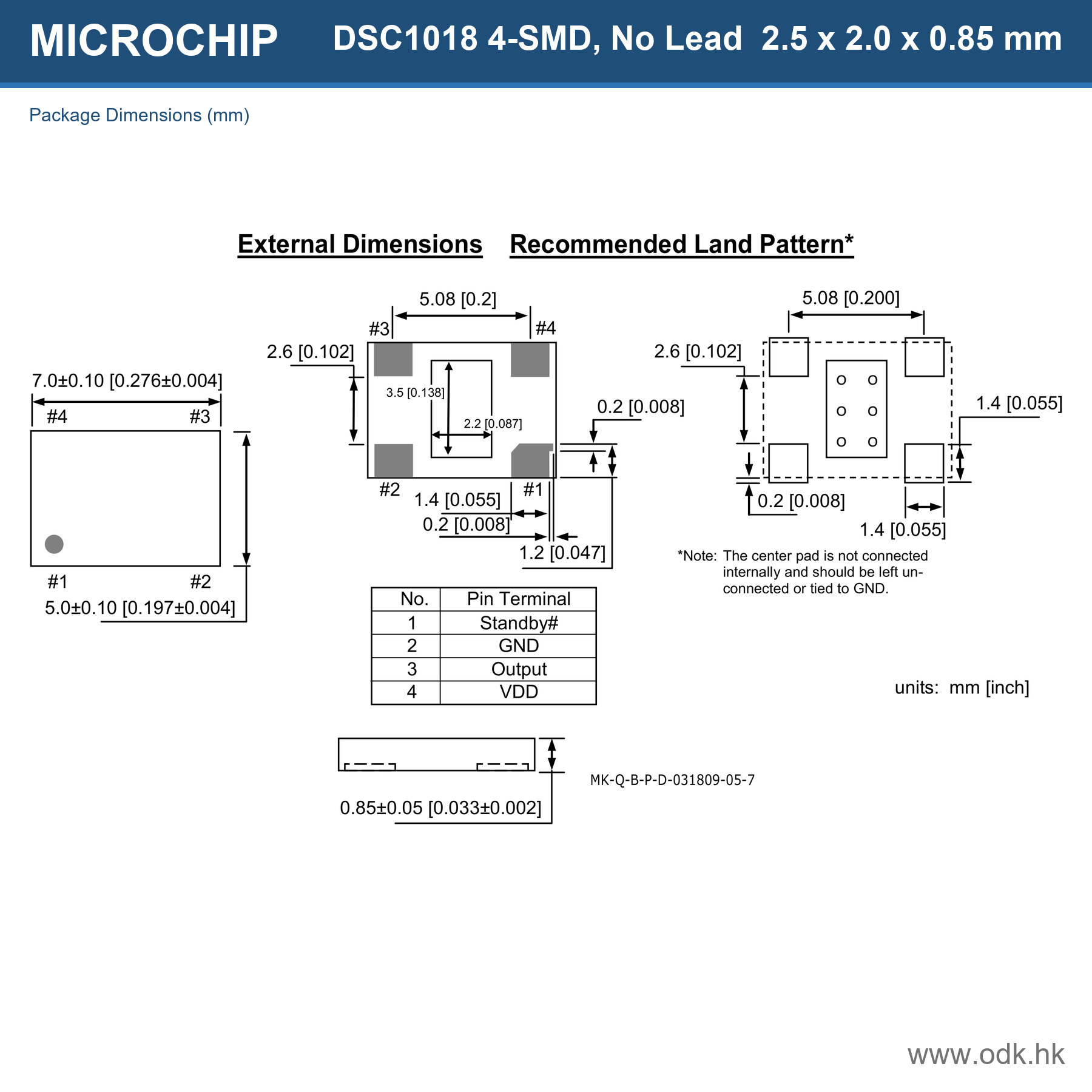 DSC1018DI2-024.0000T Microchip Technology