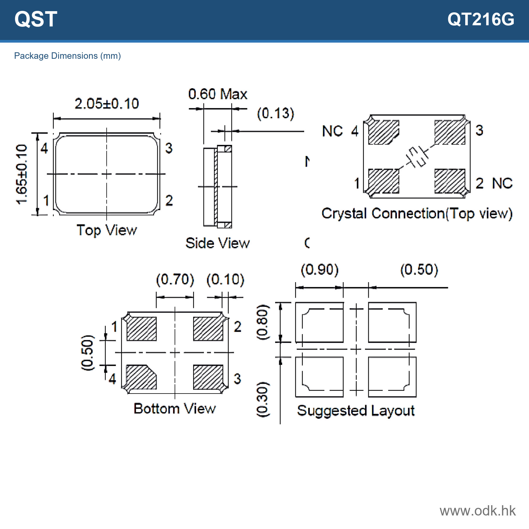 QT216G-40.000MEEC-T QST