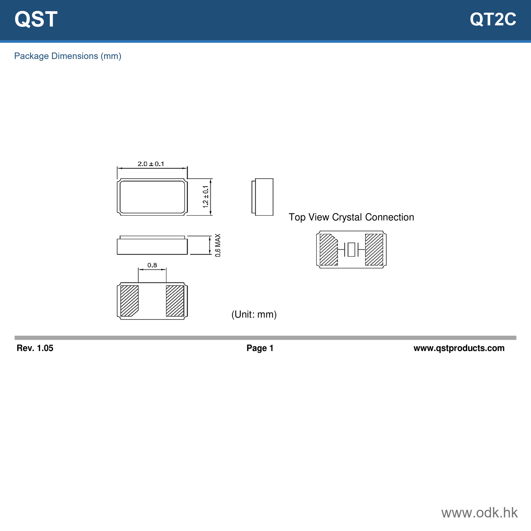 QT2C-32.768KAZC-T QST
