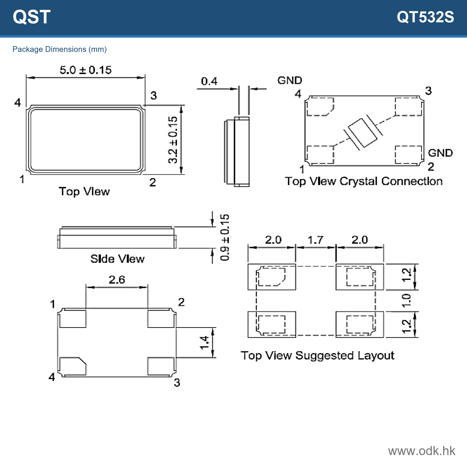 QT532S-10.000MAAE-T QST