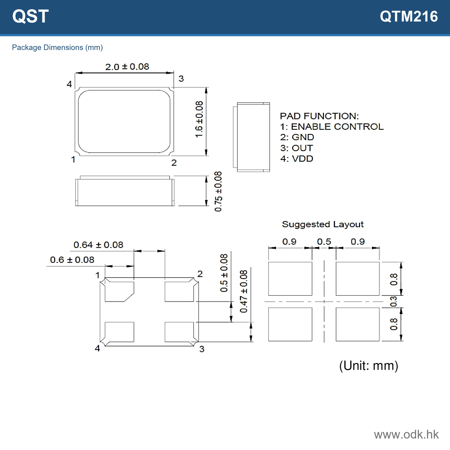 QTM216-50.000MBD-T