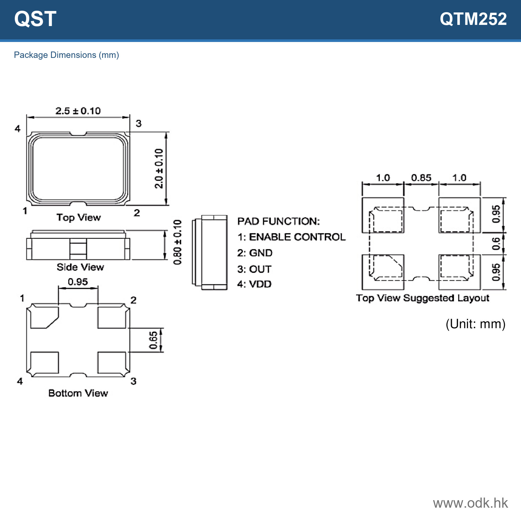 QTM252-12.800MBD-T QST