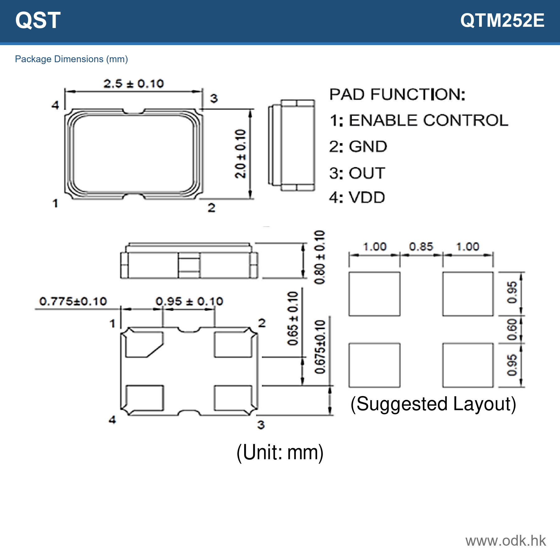 QTM252E-24.000MBM-T QST