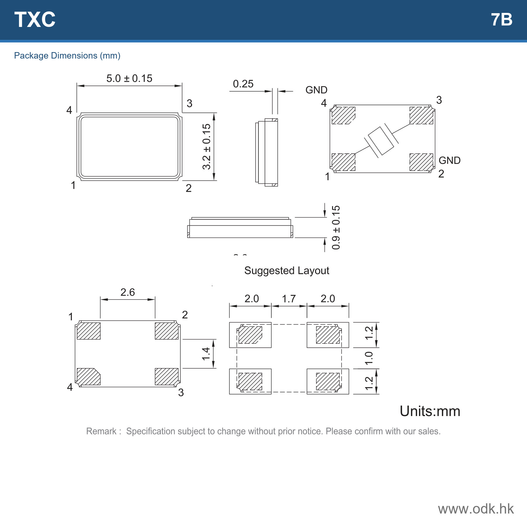 7B-30.000MBBK-T TXC CORPORATION