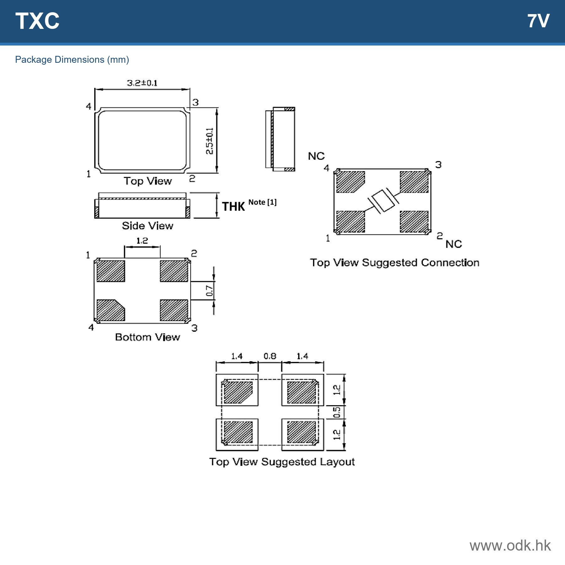 7V-12.000MAHE-T TXC CORPORATION